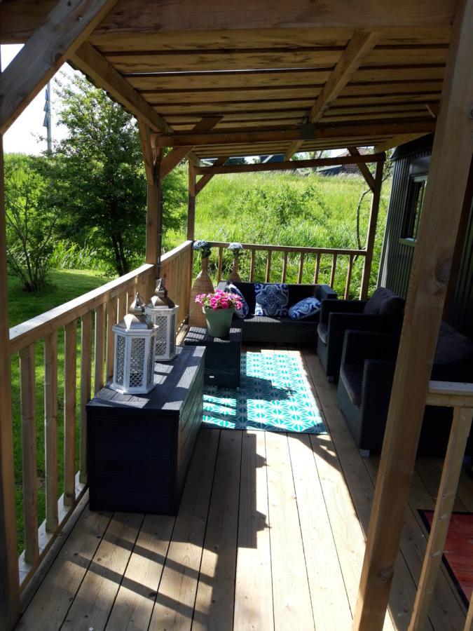 Tinyhouse Natuurhuisje Met Veranda Bij De Molen Tussen Alkmaar En Hoorn Oterleek Экстерьер фото